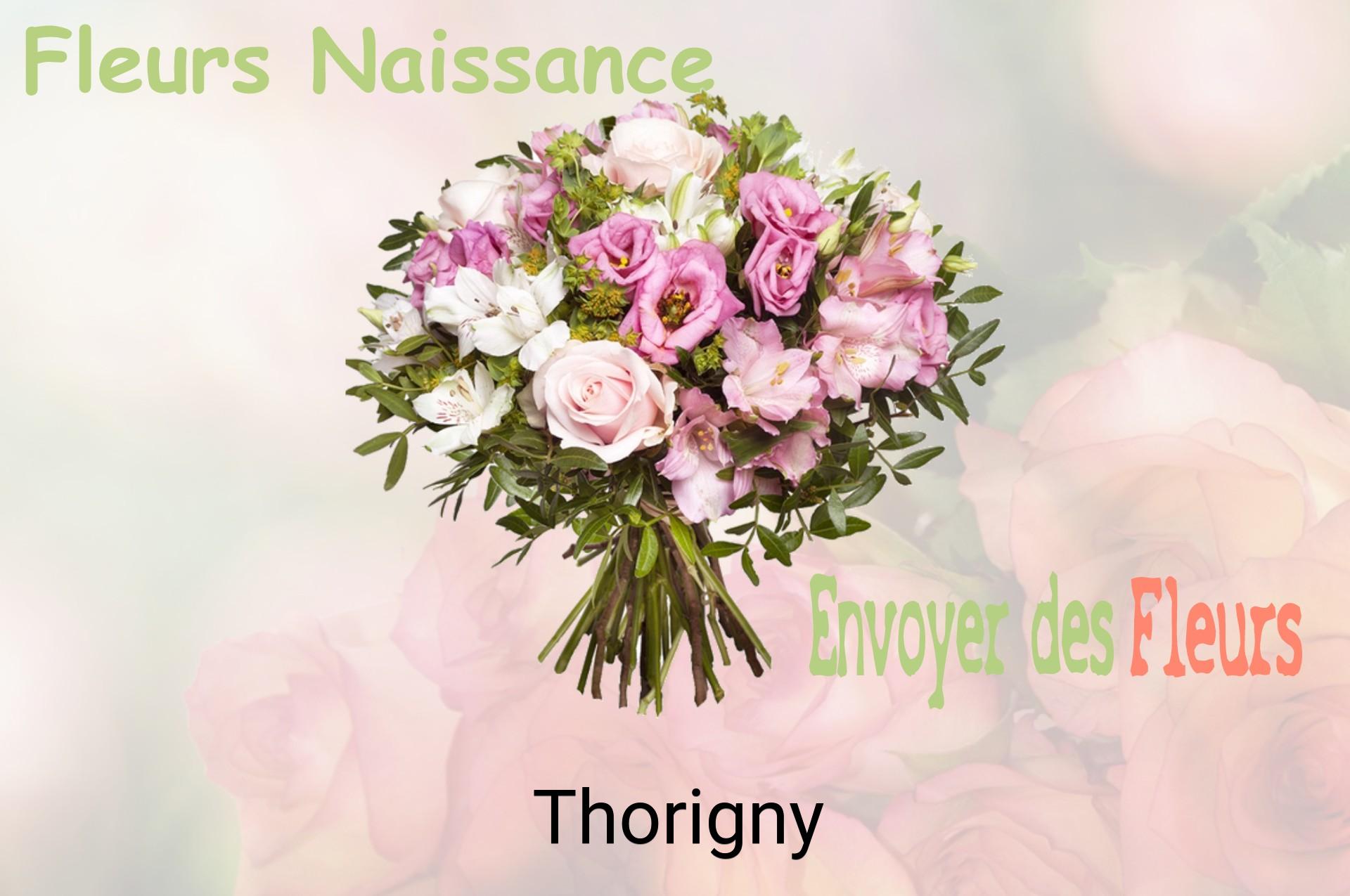 Bouquet de fleurs de naissance livré à Thorigny